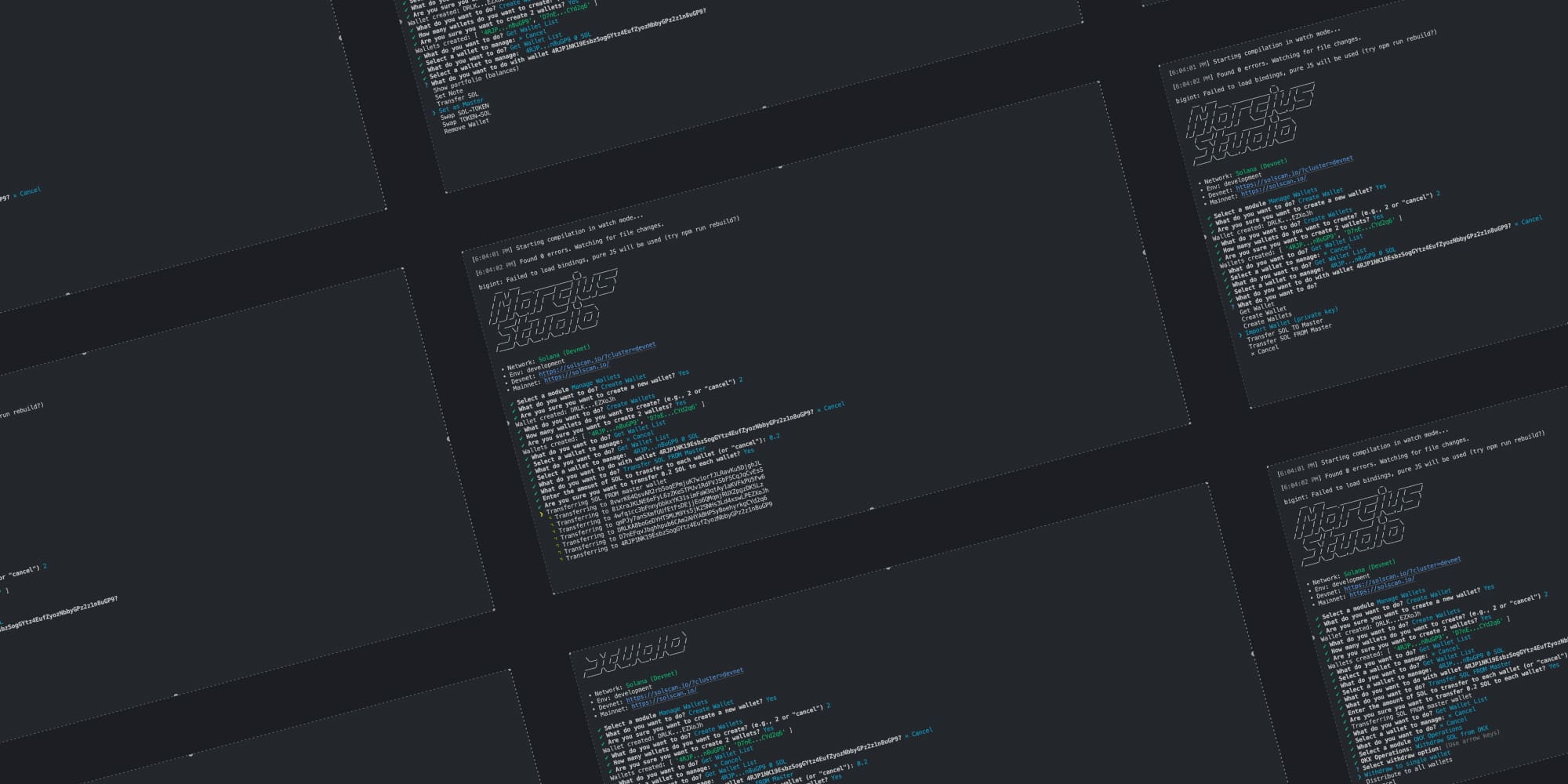 Wallet Orchestration DeFi: Console App
